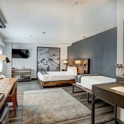 the Navigator | Queen Room ADA Gravity Haus Promo Code