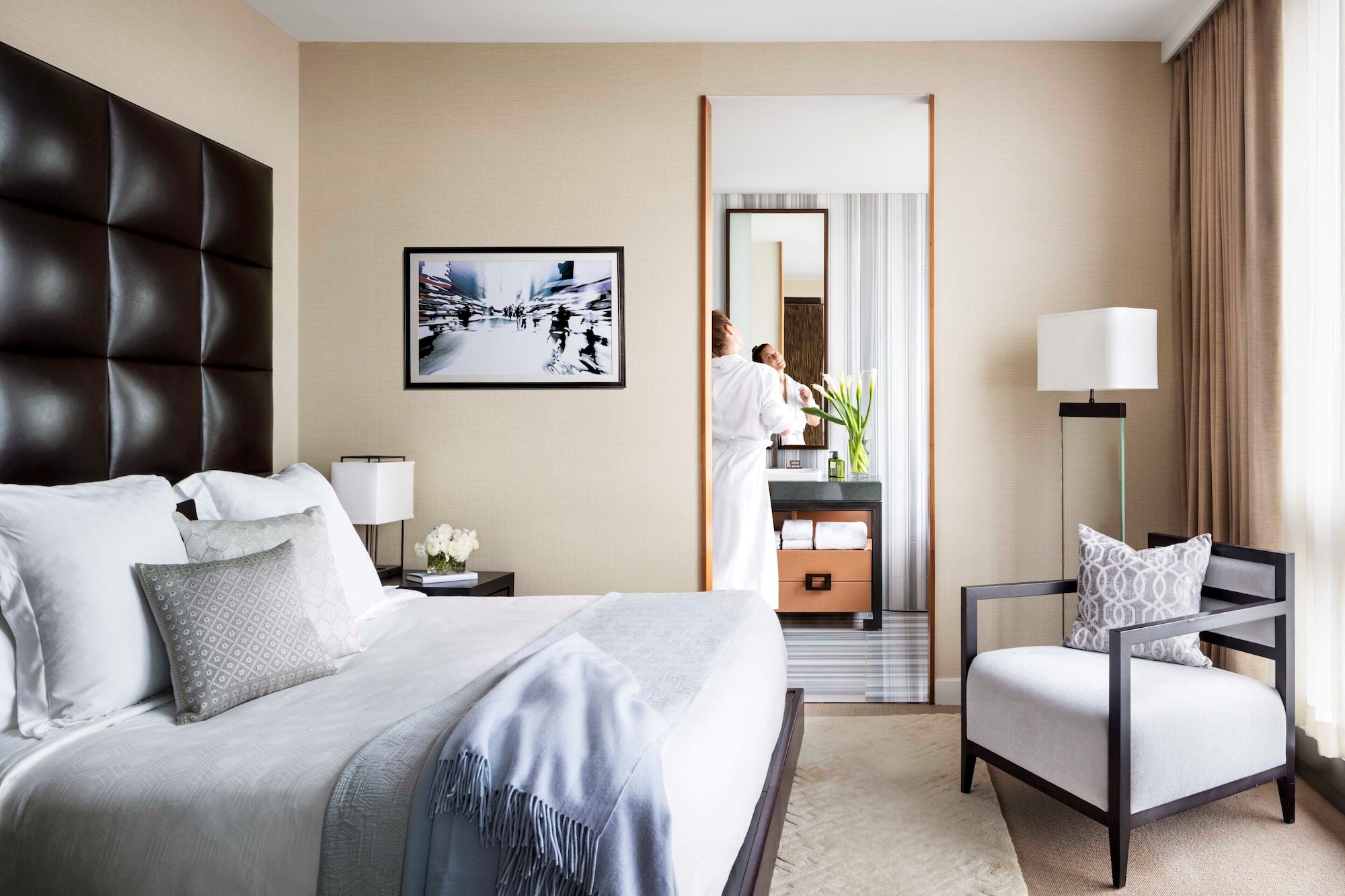 哈德逊广场特大床房