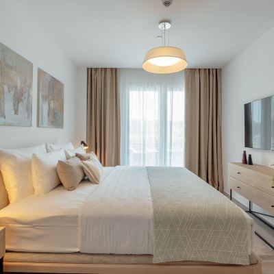 One Bedroom Apartment Street View-Residential Building Lazure Hotel and Marina Promo Code