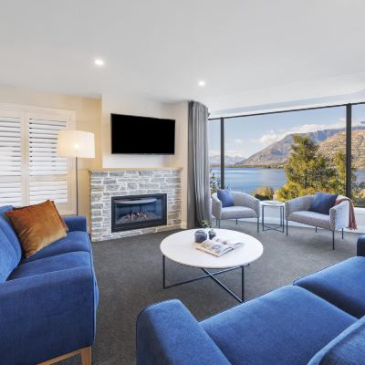 一臥室湖景公寓 皇后鎮湖岸盛橡度假飯店優惠