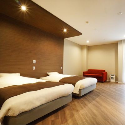 デラックスツインルーム【30㎡／140cm×2台+2名掛ソファベッド】 ホテルアベストグランデ岡山 クーポン