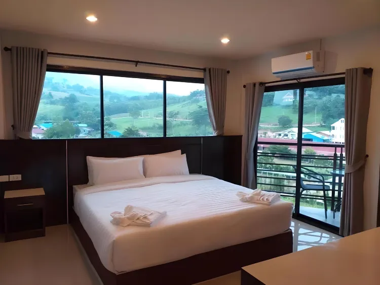 ห้องคิงพร้อมวิวภูเขา