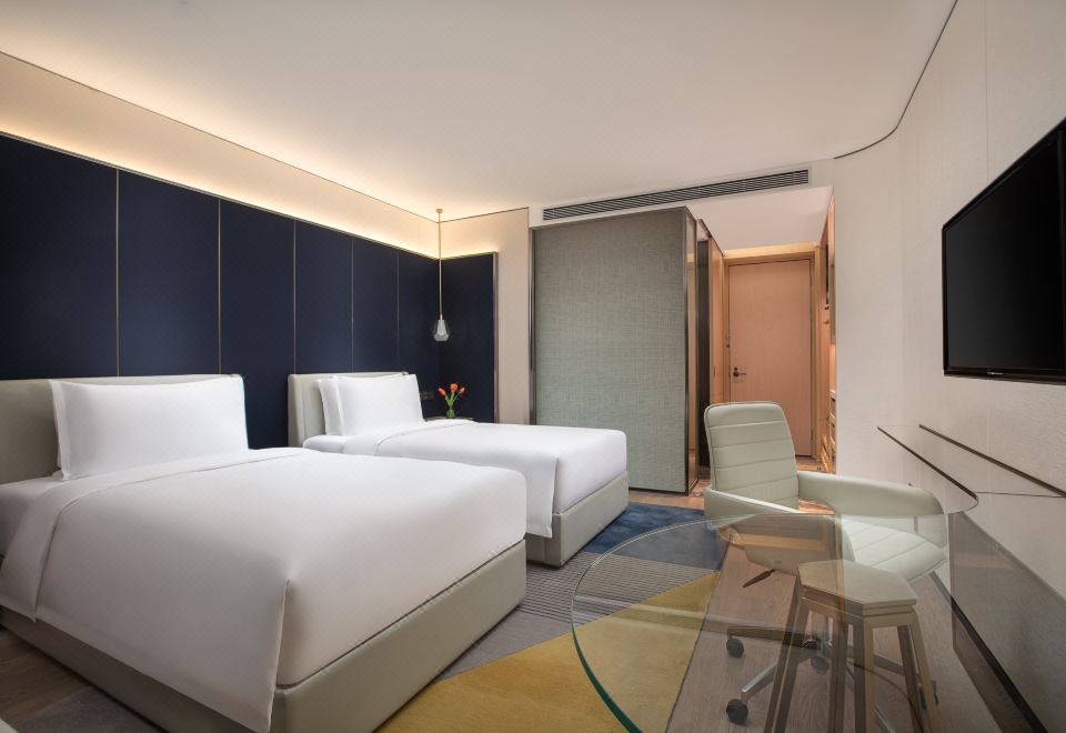 高级双床房-落地窗畔，揽景无忧