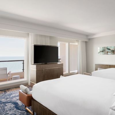 Double Queen, Penthouse, 2 Queen, Sofa Bed, Beachfront, Top Floor, Balcony Delta Hotels by Marriott Virginia Beach Bayfront Suites Promo Code