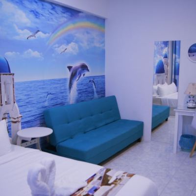 Bilik Deluxe Double Kupon Santorini Hotel Melaka