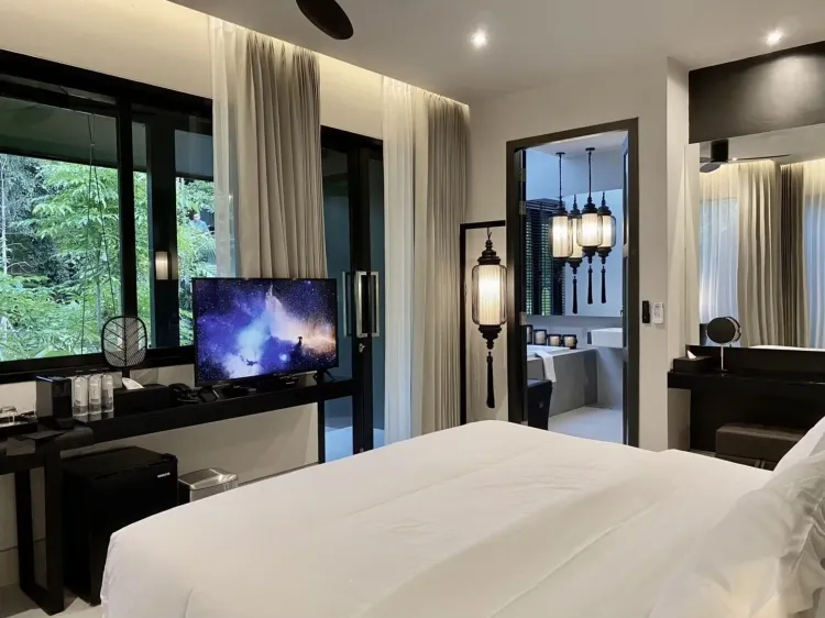 ห้องดีลักซ์พร้อมวิวสวน-ห้ามสูบบุหรี่