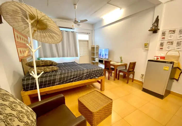 อพาร์ตเมนต์แบบ 1 ห้องนอน