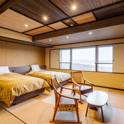 和風モダンツインルーム(禁煙)(高層階) 岸権旅館 クーポン
