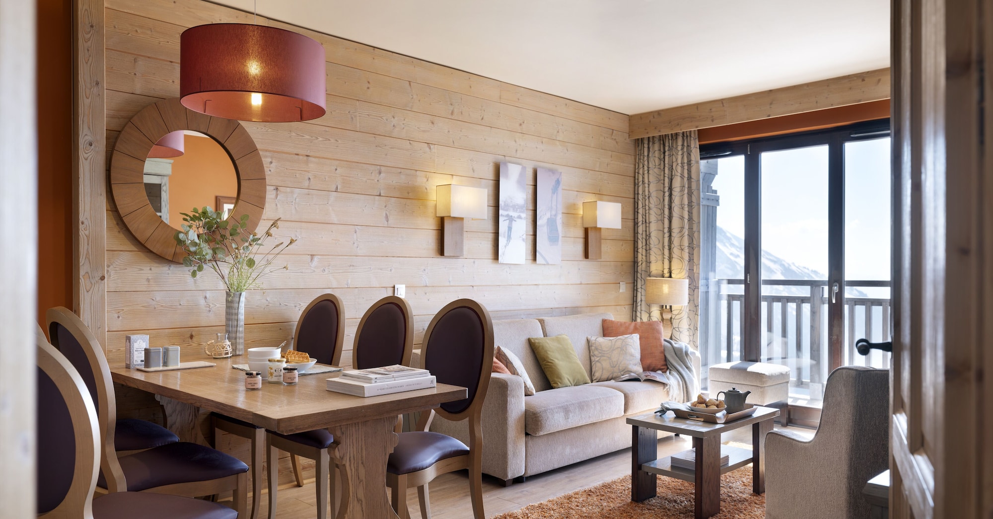 公寓6人-2臥室-開放式山景（無陽臺）