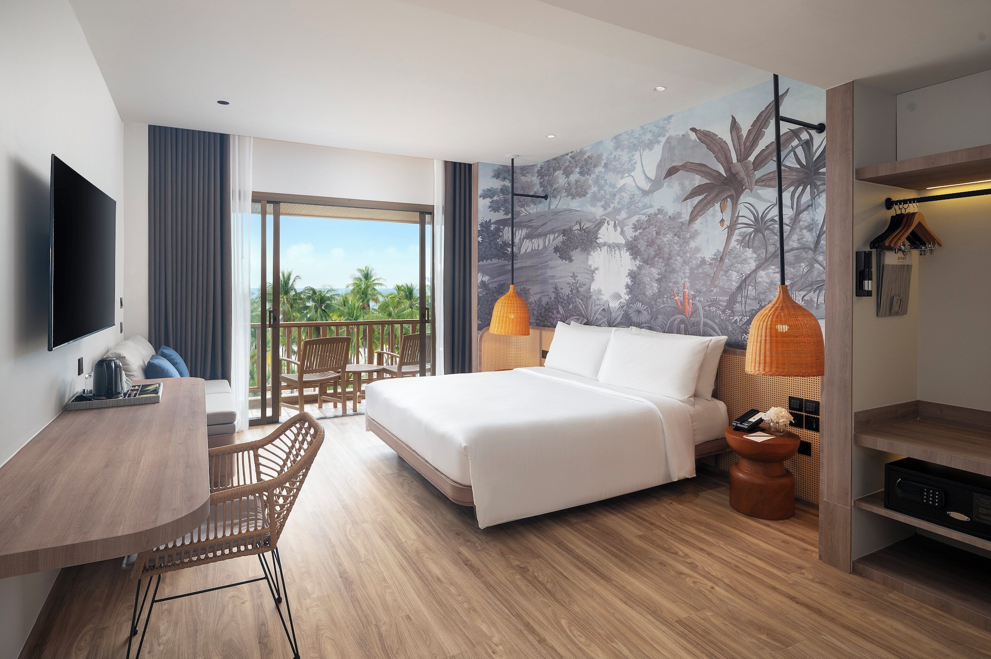 豪华海景双床房