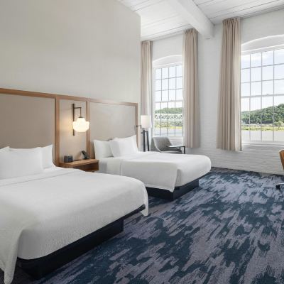 River View Room - 2 Queen Beds Fairfield Inn & Suites Madison Historic Eagle Cotton Mill Promo Code
