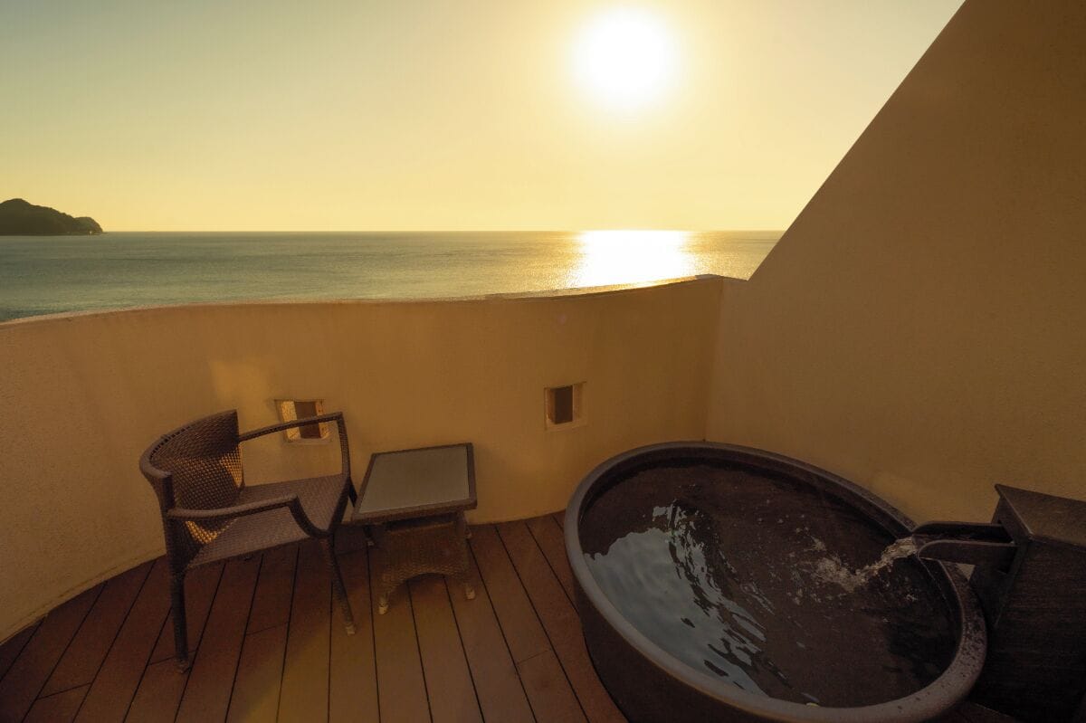 【三楼双床房】带温泉露天浴池的客房※可携带宠物