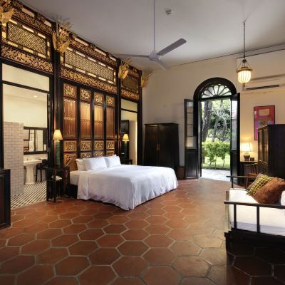 Ming King Room with Pool Access Kupon Cheong Fatt Tze - The Blue Mansion (PenangFightCovid-19 Certified)