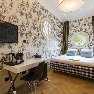 Double Room, 1 Queen Bed, Canal View Amsterdam Canal Hotel Promo Code