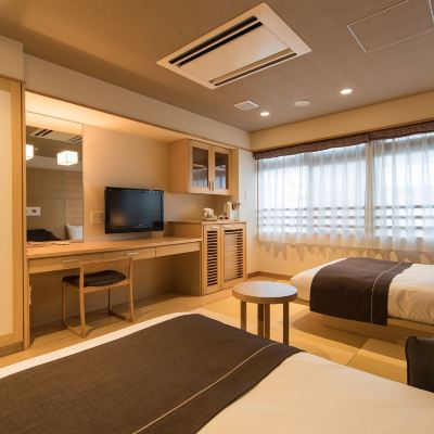 乙女ツインルーム 別府温泉 竹と椿のお宿 花べっぷ クーポン