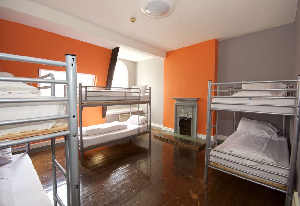 仅限女性房间，共用浴室（6床宿舍的双层床）