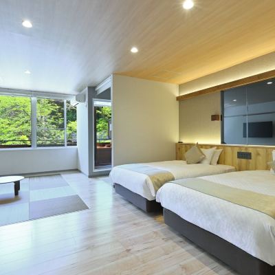 【和モダンJrスイート和洋室】 檜露天風呂付（50㎡） 塩江温泉郷　さぬき温泉 クーポン