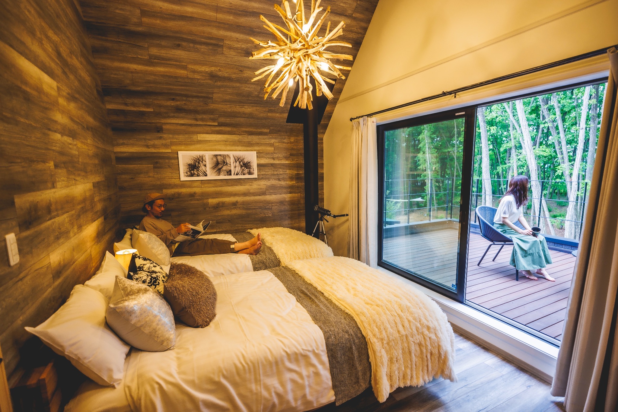 A棟 [ZEN-ASOBI] SAUNA FOREST CABIN / B棟 [MORI-ASOBI] SAUNA FOREST