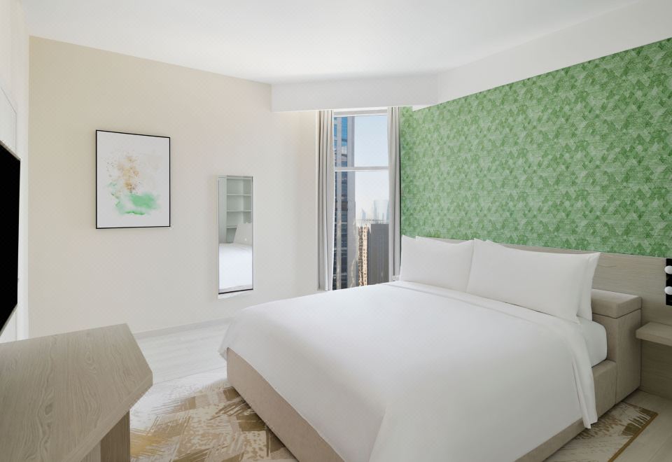 城市景三卧室公寓