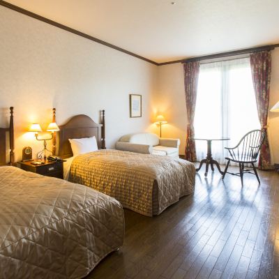 Top Floor Upgrade 36 Square Meters ◆ Georgia Type [Deluxe] [Standard] [Twin Room] [Non-Smoking] [Mountain View] ブルーリッジホテル クーポン