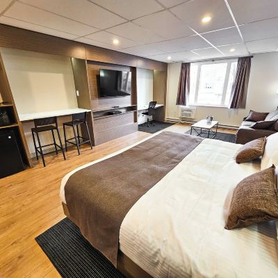 豪華一室，特大床加梳化床，禁止攜帶寵物 旅遊酒店優惠