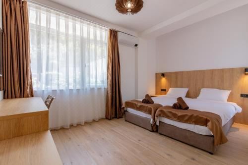 带山景的双人间