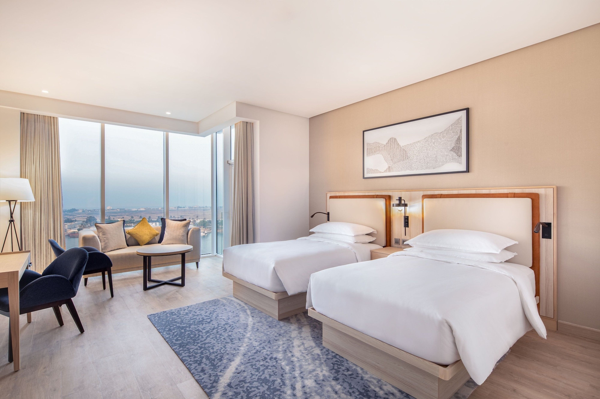 标准双床房，2张单人床