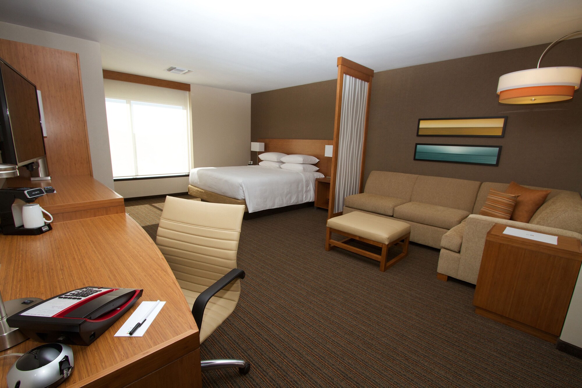 凯悦特大床房（带梳化床）