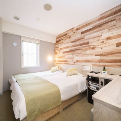 【禁煙】コンパクトツインルーム 天然温泉　弦月の湯　スーパーホテル仙台・広瀬通り クーポン