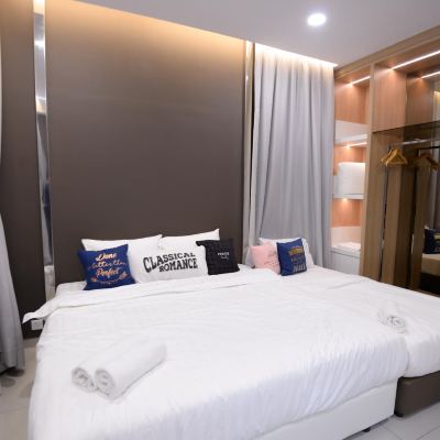 1 Bilik Tidur dengan Pemandangan Laut Kupon Atlantis Residence Melaka @ Icon Stay