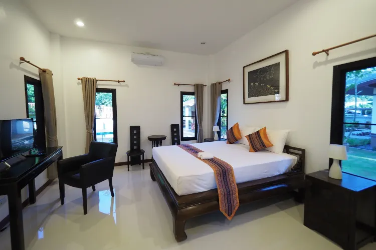 ห้องซูพีเรีย, 1 ห้องนอน, ลานระเบียง, วิวสวน