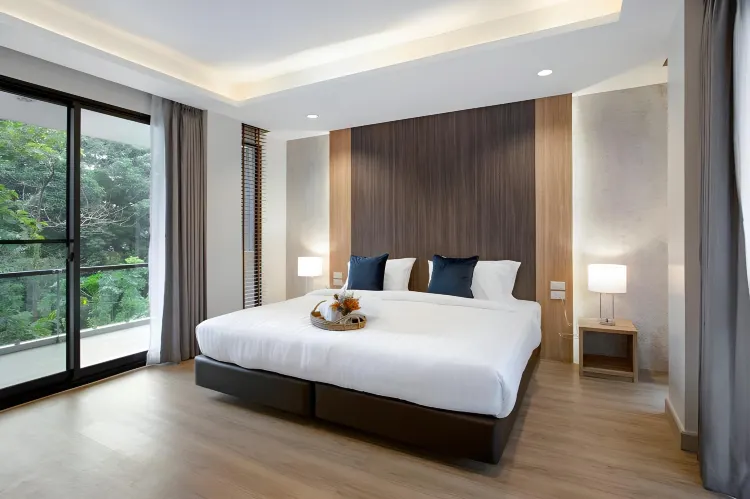 ห้องสตูดิโอดีลักซ์เตียงคิงพร้อมอ่างอาบน้ำ