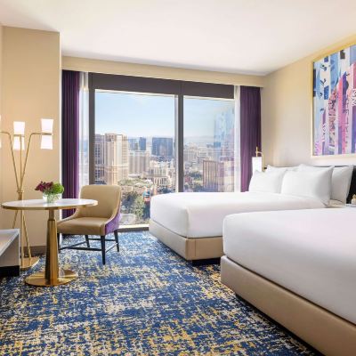 豪華客房, 2 張大床 拉斯維加斯度假村世界希爾頓酒店優惠