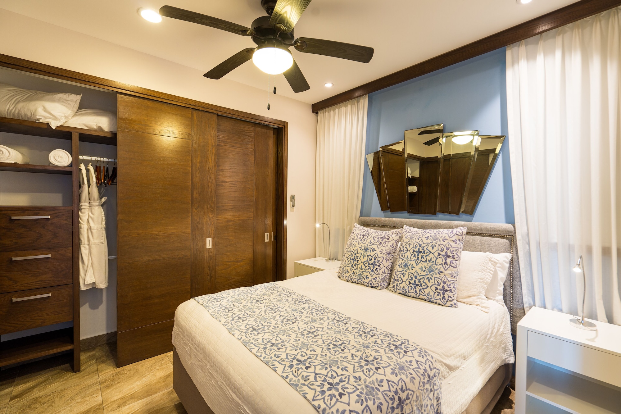 奢华套房， 2 间卧室， 海洋景观