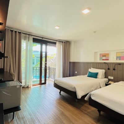 豪華雙床房（帶陽台） 清萊曼提尼度假村優惠