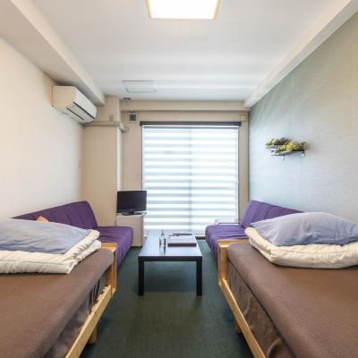 405・406【禁煙】ツインルーム（バス・トイレ共用） おもてなしホステル宮島 クーポン