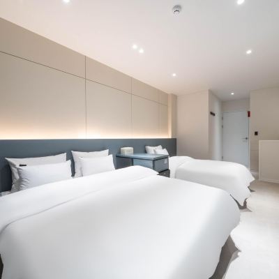 Premium Special Room B (Double + Single, Integrated Ott 6 Types, 75-Inch Smart Tv, Bidet) 청주 페이지 호텔 쿠폰