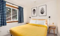 Aspen Glow Cabin - a charming 2-bedroom cabin with mountain views & wood stove