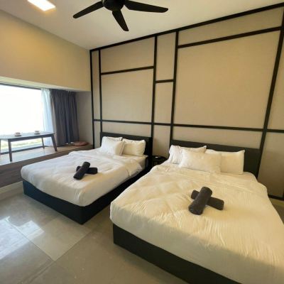 Apartmen Satu Bilik Tidur dengan Pemandangan Laut Kupon Imperio Residence by LetsStay