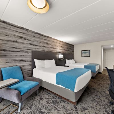 行動無障礙兩張大床房帶無障礙淋浴和陽台-禁菸 北多倫多派克威貝斯特韋斯特飯店優惠