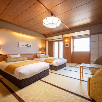 プレミアム和風コネクティングオーシャンビュールーム(浴室) ホテルグランメール山海荘 クーポン