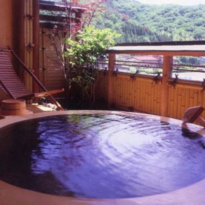 Room With Open-Air Hot Spring Bath (Ruri Type) 朝野家 クーポン