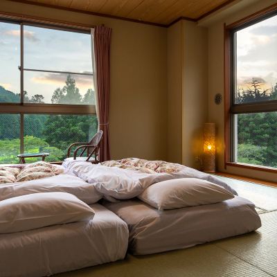 [New Annex] Two Connected Rooms [10 Tatami + 10 Tatami] [Japanese Room] [Non-Smoking] [Mountain View] 桜とホタルの里　裾野炭酸カルシウム温浴　一の瀬 クーポン