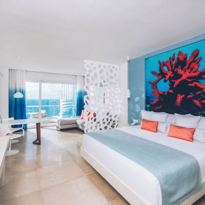 Junior Suite, Oceanfront (Roof Top) Coral Level at Iberostar Selection Cancun Adults Only - All Inclusive Promo Code