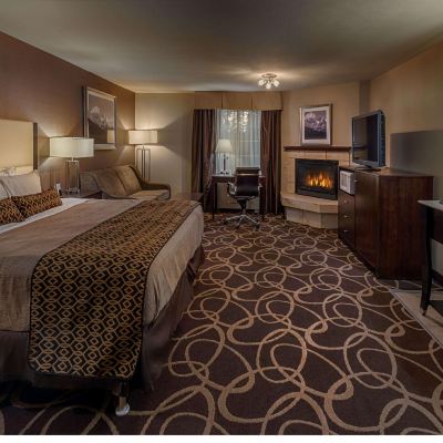 Suite-1 King Bed, Non-Smoking, Sofa, Microwave and Refrigerator Best Western Plus Pioneer Park Inn Promo Code