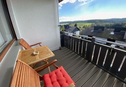 高级一卧室带阳台公寓