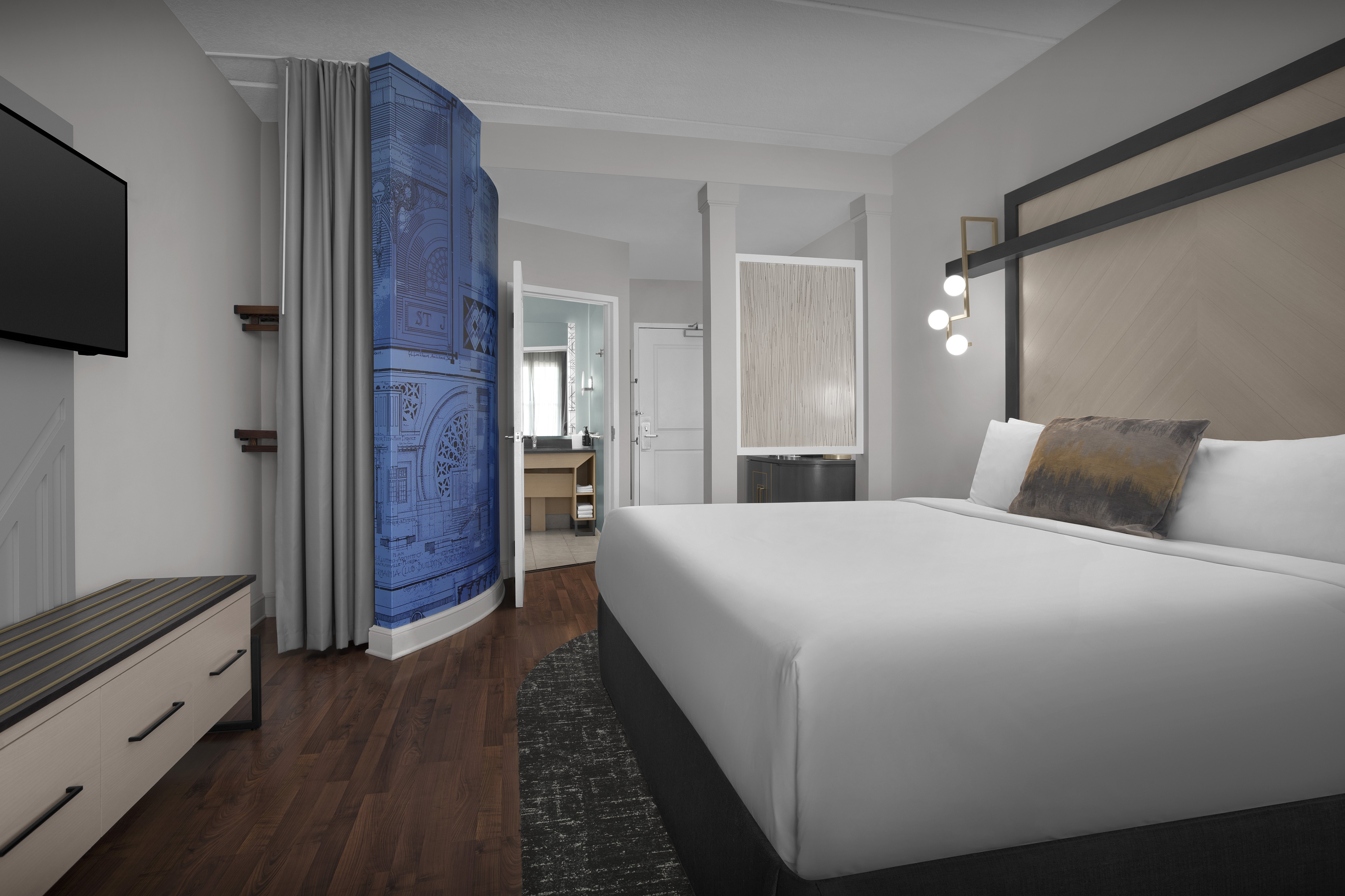 听力无障碍标准特大床房