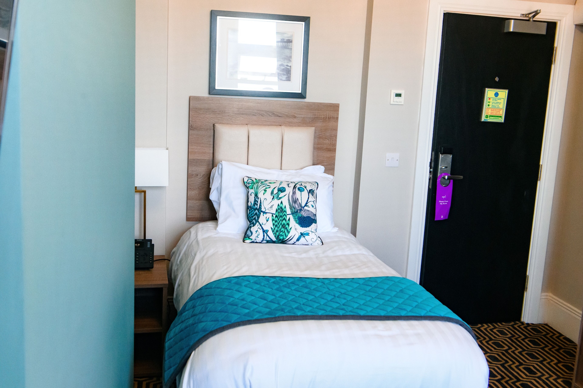 经典单人房， 1 张单人床， 城市景观