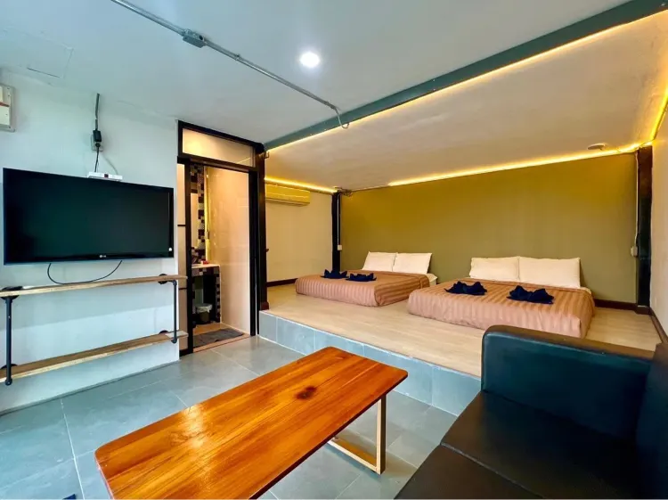 ห้องซูเปอร์ดีลักซ์พร้อมวิวสระว่ายน้ำ