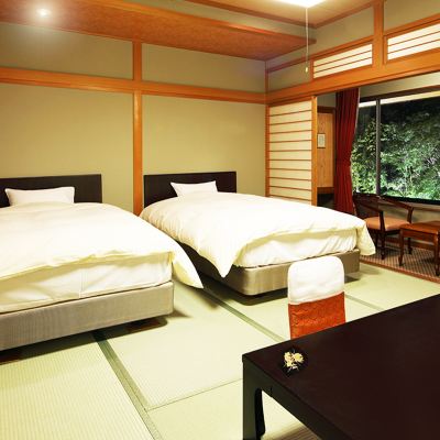 E Twin 10 Tatami 42 Square Meters [Standard] [Japanese Room] [Non-Smoking] [Mountain View] [River View] 砂湯のお膝元 湯原国際観光ホテル 菊之湯 クーポン